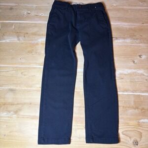 Abercrombie & Fitch Kids' Black Chinos Size 7/8 Regular Adjustable